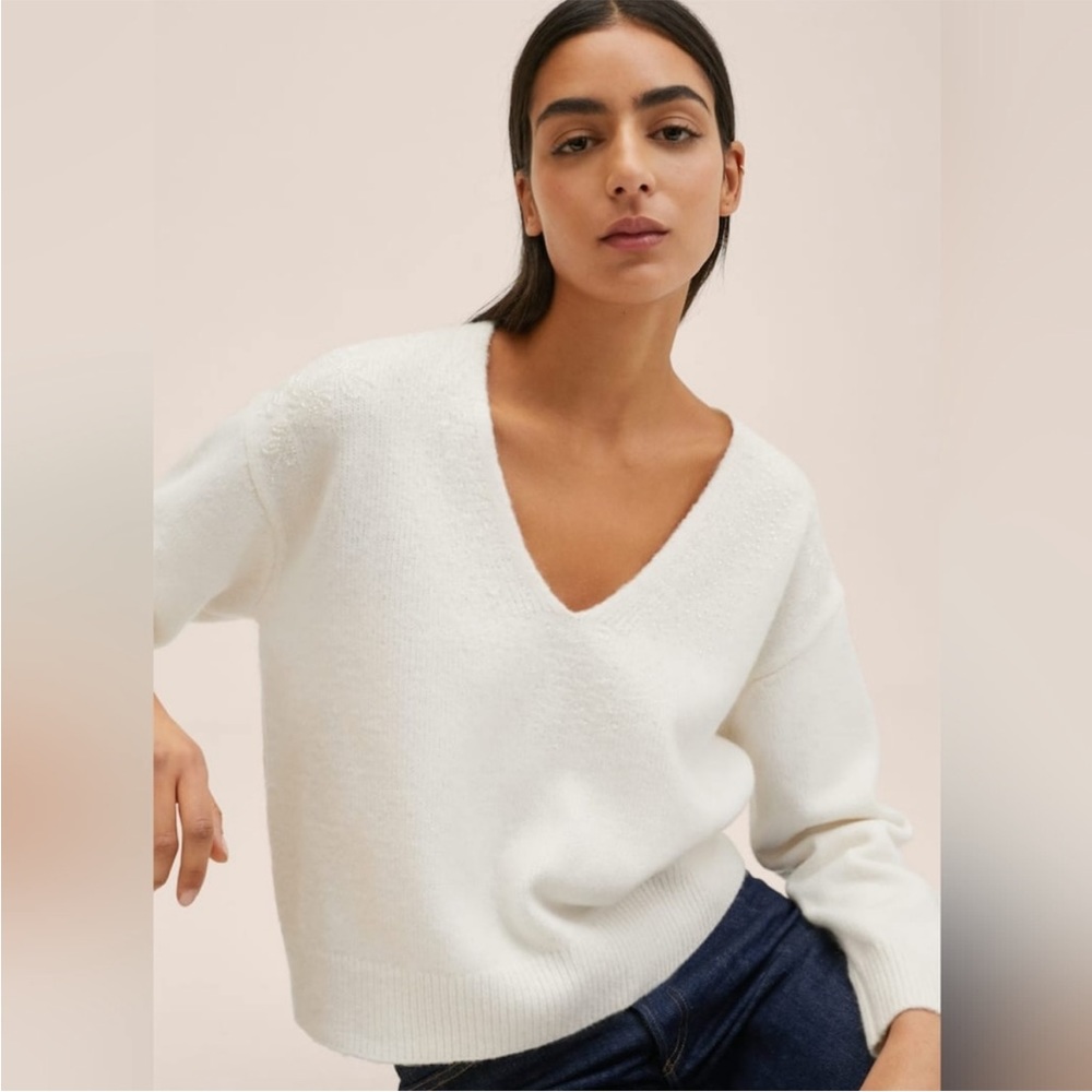 MANGO Beaded sweater